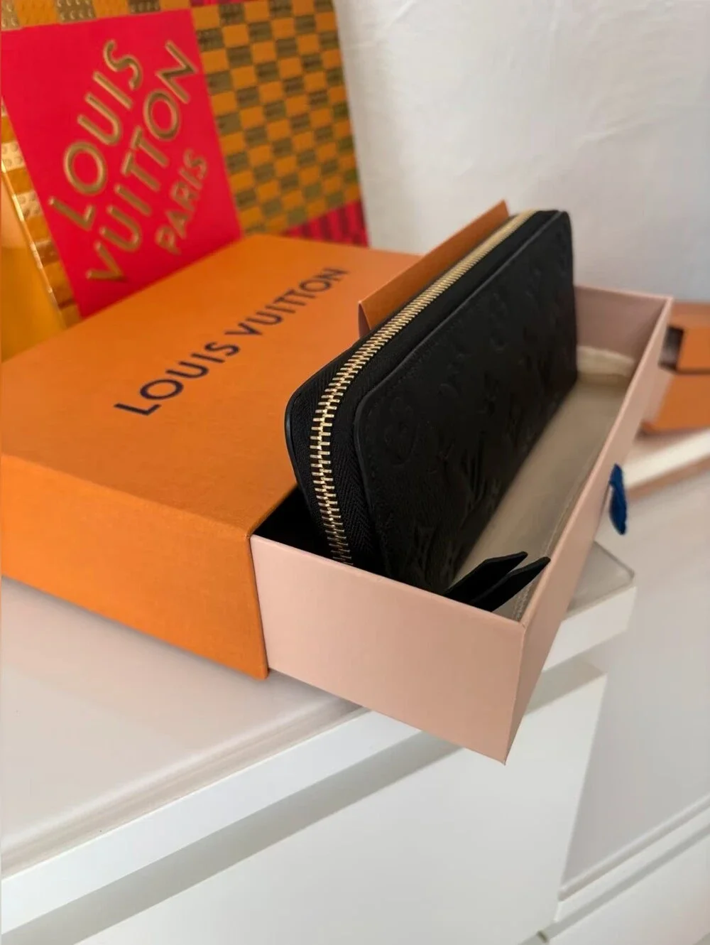 Louis Vuitton Black Clémence Wallet